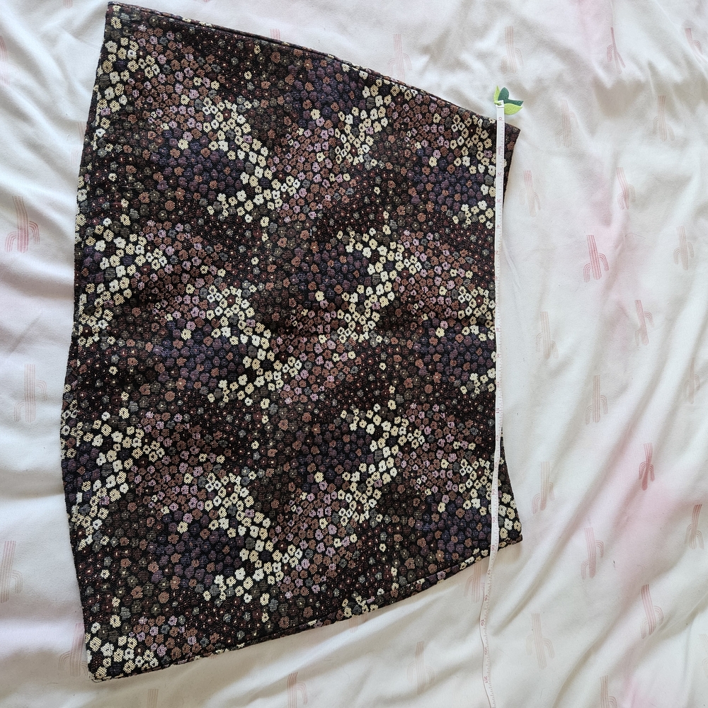 Zara Multicolor Floral Mini Skirt